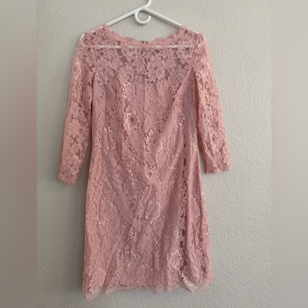 Weddington Way Pink Lace Dress